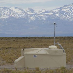 The Pierre Auger Observatory is situated on vast plain in western Argentina