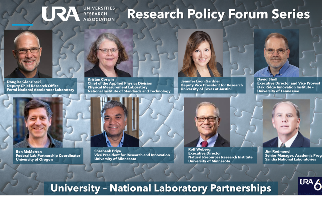 URA’s 2025 Research Policy Forum Showcases Impact of University–National Laboratory Partnerships on Science and Workforce Development