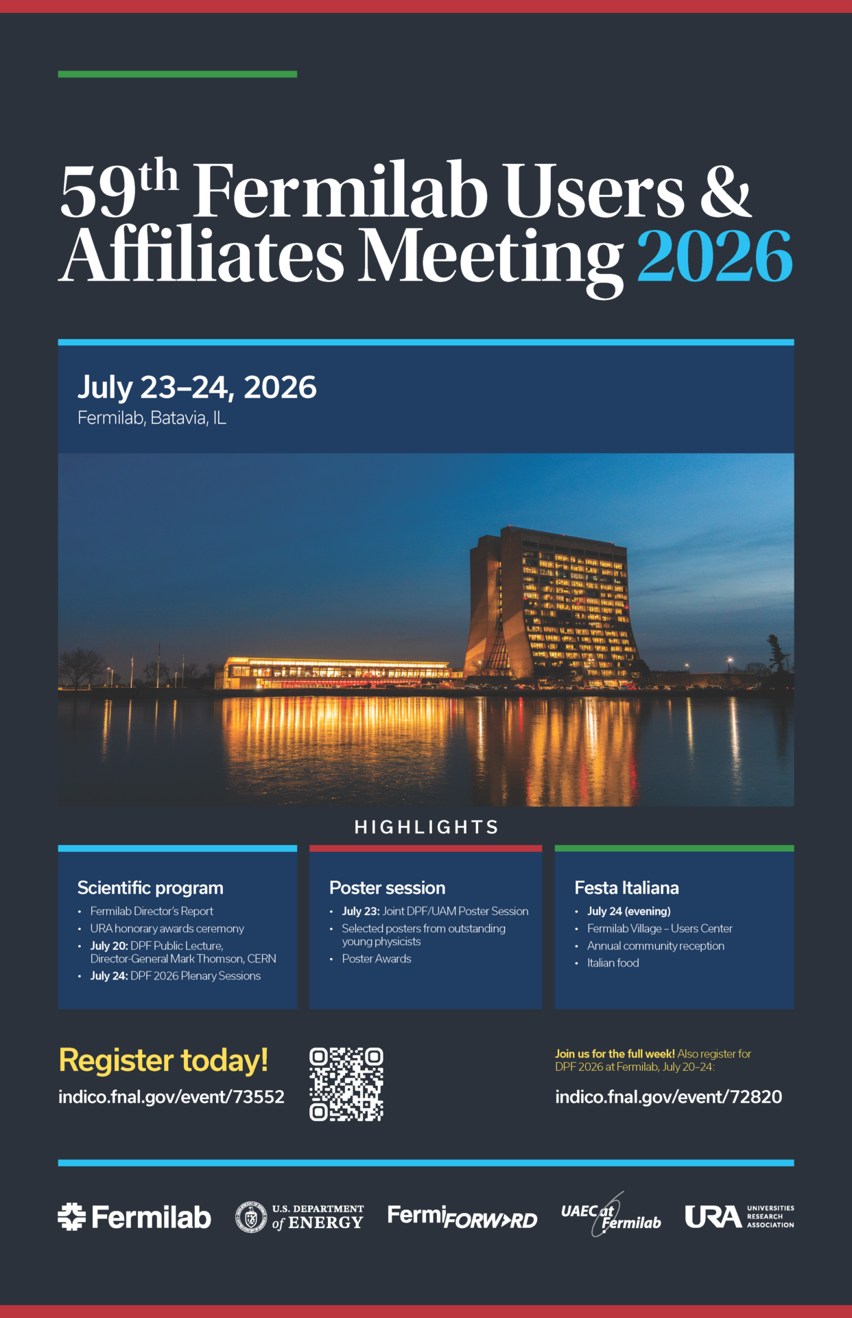 59th Fermilab Users & Affiliates Meeting 2026